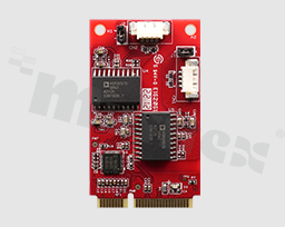 Expansion board mPCIe -> dual isolated CANbus; oper. temperature: -40+85 deg.C
