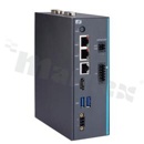 Bezwentylatorowy przemysłowy komputer wbudowany; IP40; Intel Atom E3940; RAM do 8 GB; 1x LAN; 1xCOM; 2x USB; HDMI VGA; audio;Vision I/O; DIO; TPM 2.0;CE; FCC; temperatura pracy od -10+55C; zasilanie 24 V DC