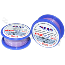 Przewód montażowy KYNAR; izolowany teflonem FEP; fioletowy; średnica 0.25mm; AWG 30; 250V; -65+200 st.C; 50m.