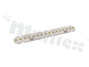 Module 32 LED CREE JB2835B-J; rectangular 280x20; CCT 5700K; CRI 80; 201lm/W; 1207lm/180mA; 24V