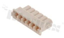 Crimp terminal housing; pitch 2.50mm; 6-contacts; female; applicable wire AWG#22-28