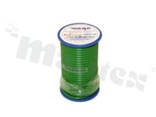 Przewód pojedynczy LGY/H05V-K; z wielodrutową miedzianą żyłą; zielony; przekrój 2.50mm2; AWG 14; 500V; -40+105 st.C; 10m.
