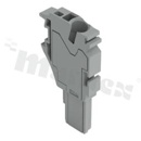 Moduł wewnętrzny; jednoprzewodowy; gniazdo;1 zaciskowy; zintegrowana ścianka końcowa;0.25-4.0mm2(22-12 AWG); 600V/20A