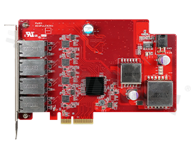Expansion board PCIe -> four PoE/PoE+ module; oper. temperature: 0+70 deg.C