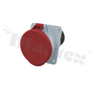 463RAU6; Panel mounted socket; series Tough&Safe