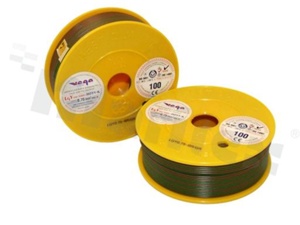 Single wire LGY/H05V-K; with copper multi-strand; brown green; cross section 0.75mm2; AWG 18; 500V; -40+105 deg.C; 100m.