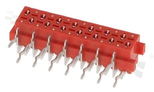 Złącze do PCB; w rastrze 1.27mm; 14-stykowe; montaż: THT; żeńskie; kątowe