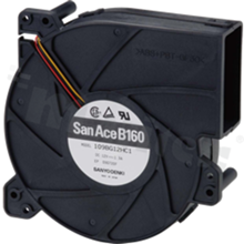 Blower; DC; 24VDC; 160x160x40mm; 1.62m3/min; 55.0dB.