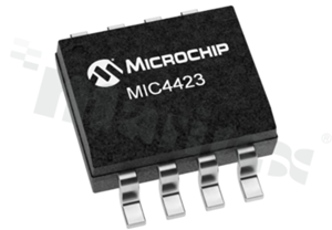 Sterowniki bramki; MICROCHIP; MIC4423YM-TR; 2; 4.5 V - 18 V; 8; Surface Mount