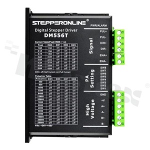 Silnik; sterownik krokowy; 2 fazy; 1.8-5.6A; 20-50VDC; 75.5x112x34mm