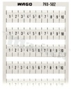 Terminal block marker; strip; WMB; 10x1-20; snap-in assembly