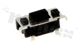 Przełącznik Tact Switch; SMD; wymiary korpusu 3.0x6.0; h=3.5mm; kątowy; o sile nacisku 160gf