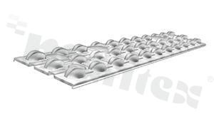 Lens for LED high power; mid power; angle: oval 88 x 77 degrees ; Number of LEDs: 33; Dimensions: 292x61mm; Height: 9.3mm; material: PMMA; Fastening: screw