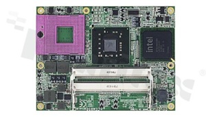 Socket P IntelCore2 DuoCOM Express Type 2 Module with Intel GM45 + ICH9MChipse; 8 USB 2.0 ports