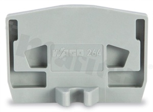 End plate; mounting tool; 4mm thick; orange