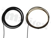 Taśma LED; typ black Neon; horizontal bending; biała neutralna 4000K; CRI min. 90; 24V; szerokość: 6 mm; wysokość: 12 mm; 120 LED/m; 10 W/m; IP67; cięcie co 50 mm; axial entry; rolka 5 m
