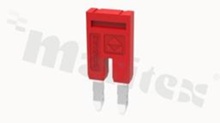 Bridge for through-hole connectors; 2-track; szary;