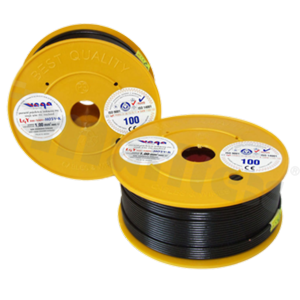 Przewód pojedynczy LGY/H05V-K; z wielodrutową miedzianą żyłą; czarny; przekrój 1.00mm2; AWG 17; 500V; -40+105 st.C; 100m.