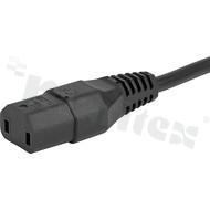 Kable zasilające, komputerowe; 2.49936 m; Black; 10 A; 250 V