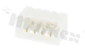 Złącze Kablowe do PCB; w rastrze 1.25mm; 4-stykowe; montaż THT; męskie; pionowe; 125V/1A