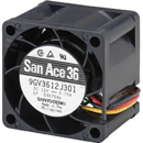 Wentylator; DC; 12VDC; 36x36x28mm; 0.55m3/min; 58.5dB.