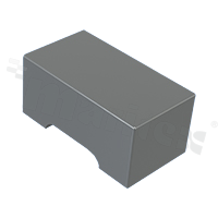 Jumper 0603; copper; silver plate; 20A; SMT