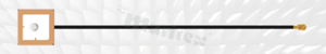 Antena; patch; GNSS; 1561-1602MHz; -1.0dBi; VSWR<2.0; RHCP; Kierunkowa; RF1.13; IPEX; 15x15x7.5mm