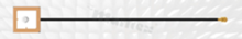 Antenna; patch; GNSS; 1561-1602MHz; -1.0dBi; VSWR<2.0; RHCP; Directional; RF1.13; IPEX; 15x15x7.5mm