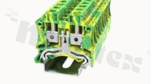 DIN screw terminal block; 1 level; wire 0,5-6mm2; AWG 22-8;screw type; grey; 1000V 41A;