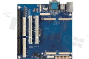Carrier Board; 2x EIDE; 1x LAN; 2xCOM; 4x USB; LVDS; VGA; Audio; 2x IDE; SMBus; I2C; ISA; SIR; LPT; 2x PCI; temperatura pracy 0+60C