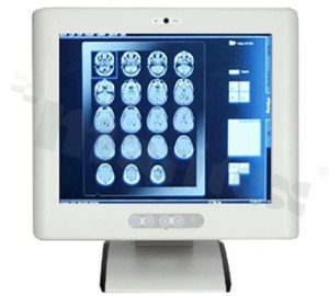 17" TFT Medical Grade PanelComputer with Intel Core 2 Duo Processor; front bezel: IP65; full enclosure: IPX1; Dual 10/100/1000Mbps Ethernet ports; 1 PCI expansion slot; Built-in 1.3 mega pixelsCamera