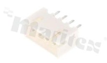 Header for PCB; pitch 2.50mm; 4-contacts; THT; male; top entry; 250V/3A