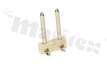 LED connector; angled; number of contacts: 2; load capacity 3A; voltage 250V