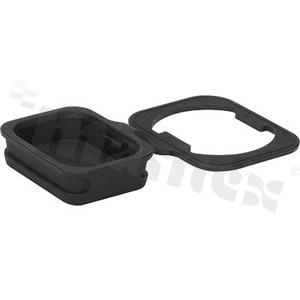 Protective cover for waterproof appliance coupler 4761; black; IP67; protects contacts and connector housing from dirt and damage