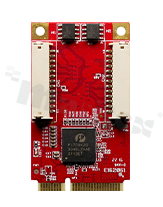 Karta rozszerzeń mPCIe -> 2 ekranowane porty LAN; temp. pracy: 0+70 st.C