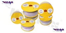 Przewód pojedynczy LGY/H05V-K; z wielodrutową miedzianą żyłą; biały/fioletowy; przekrój 2.50mm2; AWG 14; 500V; -40+105 st.C; 50m.