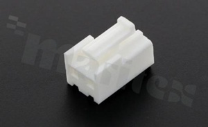 Korpus złącza kablowego; w rastrze 3.96mm; 2-stykowego; z zatrzaskiem, na przewód AWG#16-#22; 250V/7A