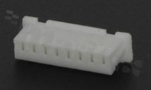 Korpus złącza kablowego; w rastrze 1.25mm; 8-stykowego; żeńskie; na przewód AWG#28-32; 125V/1A