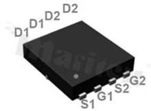 Tranzystor:2x P-MOSFET; unipolarny; -60V; -15A; 0.0068ohm; 33W; -55+150 st.C; SMD; PowerPAK-SO8