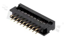 Złącze kablowe do PCB; w rastrze 2.54mm; 18-stykowe; do przewodu wstążkowego AWG#26-#28