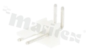 Złącze Kablowe do PCB; w rastrze 2.54mm; 2-stykowe; montaż THT; męskie; poziome; 250V/3A