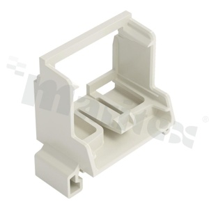 Adapter; for 10-wire connectors from 221 series; 4mm2; for din rail TS35;for EX;white