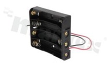 4xAAA Battery holder; with 26AWG wire 15cm
