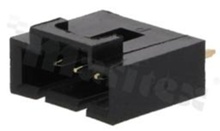 Header for PCB; pitch 2.54mm; 4-contacts; THT; male; top entry; 250V/3A