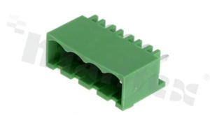 Listwa zaciskowa rozłączalna; w rastrze 5.08mm; 4-torowa; męska; pionowa; zabudowana; UL 300V/15A; TUV:320V/20A