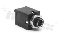 Connector: Jack 6.3mm; socket; female; mono; ways: 2; straight; THT
