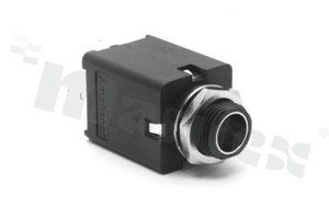 Złącze: Jack 6.3mm; gniazdo; żeńskie; mono; tory: 2; proste; THT