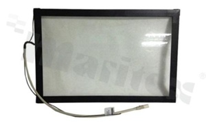 Panel dotykowy SAW 19"; aluminiowa ramka; powierzchnia robocza 377x301; rozdzielczość 4096x4096; IP64; szklany; powierzchnia utwardzona w standardzie 7H; temp. pracy -10+60 st. C