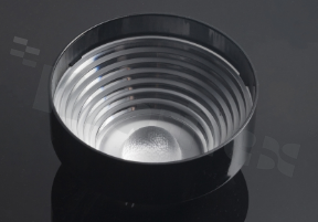 Reflector for LED COB; angle: 38 to 44 degrees FWHM; Number of LEDs: 1; Dimensions: round 70mm; Height: 36.3mm; meterial: PMMA; PC; Fastening: socket