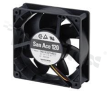 Fan; AC; 115VAC; 120x120x38mm; 2.5m3/min; 42.0dB.